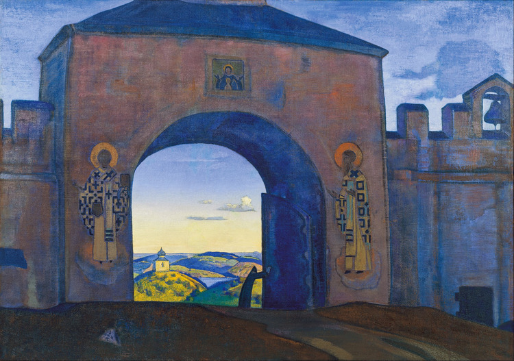 And we are opening the gates / Nicholas Roerich / 1922